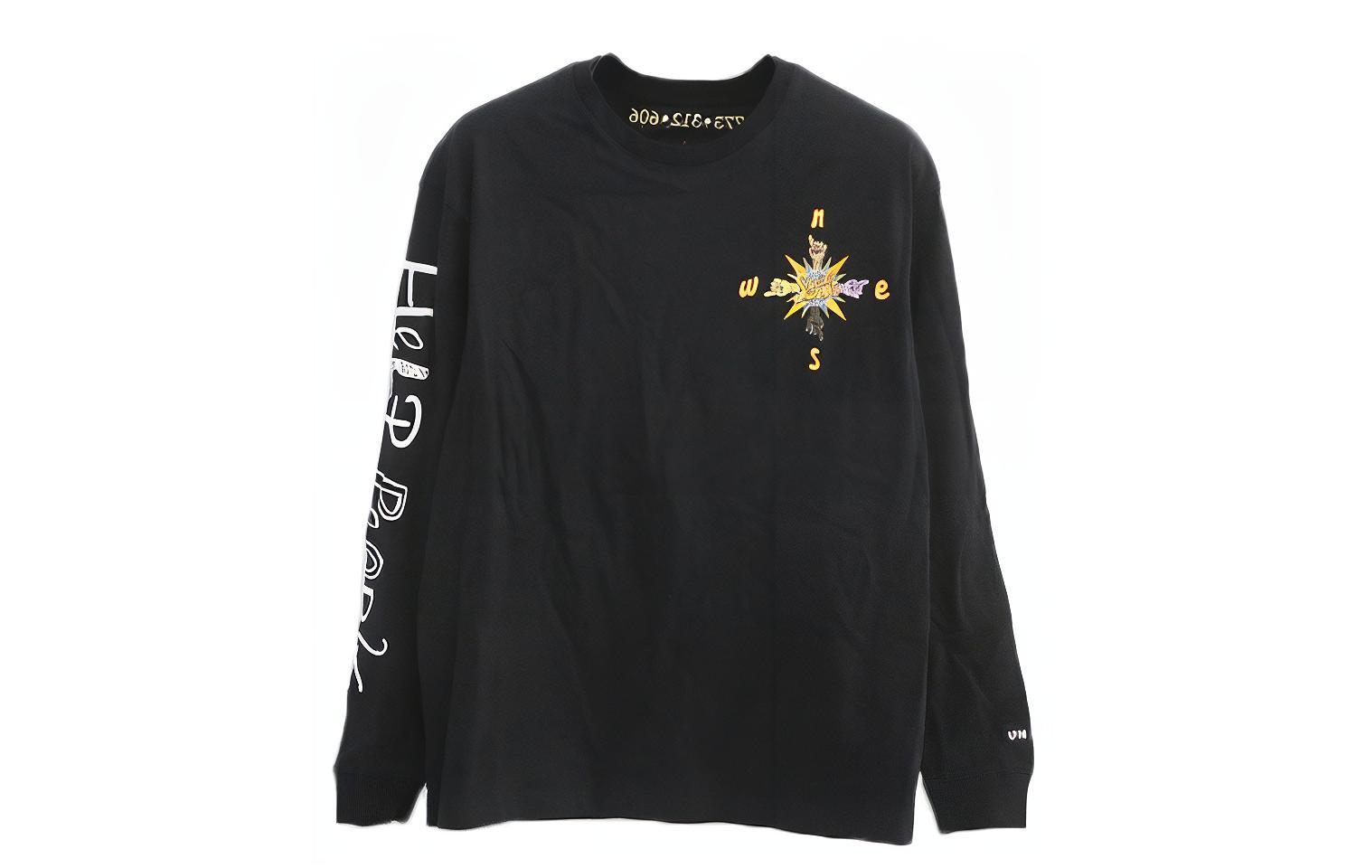 Order Jordan Hitam Sweater Kasual Crewneck Lengan Panjang CW1138-010