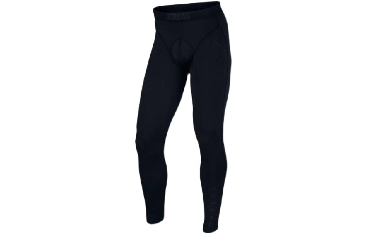 Jordan Black Compression Tights High-Elastic Fitness Pants 833782-010