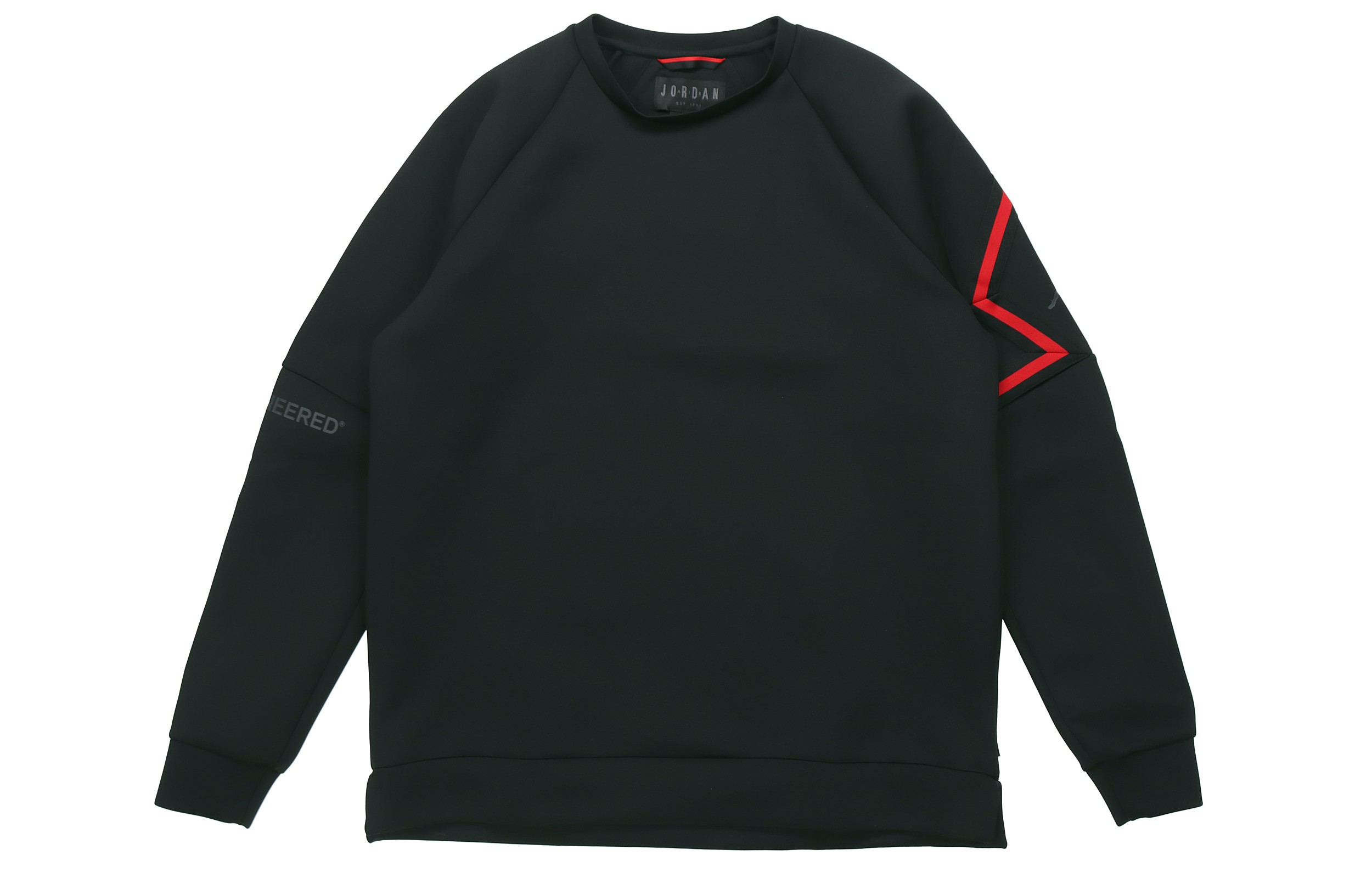 Order ジョーダン ブラック クルーネック ロゴ スウェットシャツ 939945-010