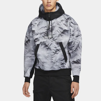 Jordan Black Half-Zip Pullover Hoodie with Letter Print & Color Blocking CU9149-100 Purchase Jordan Black Half-Zip Pullover Hoodie with Letter Print & Color Blocking CU9149-100