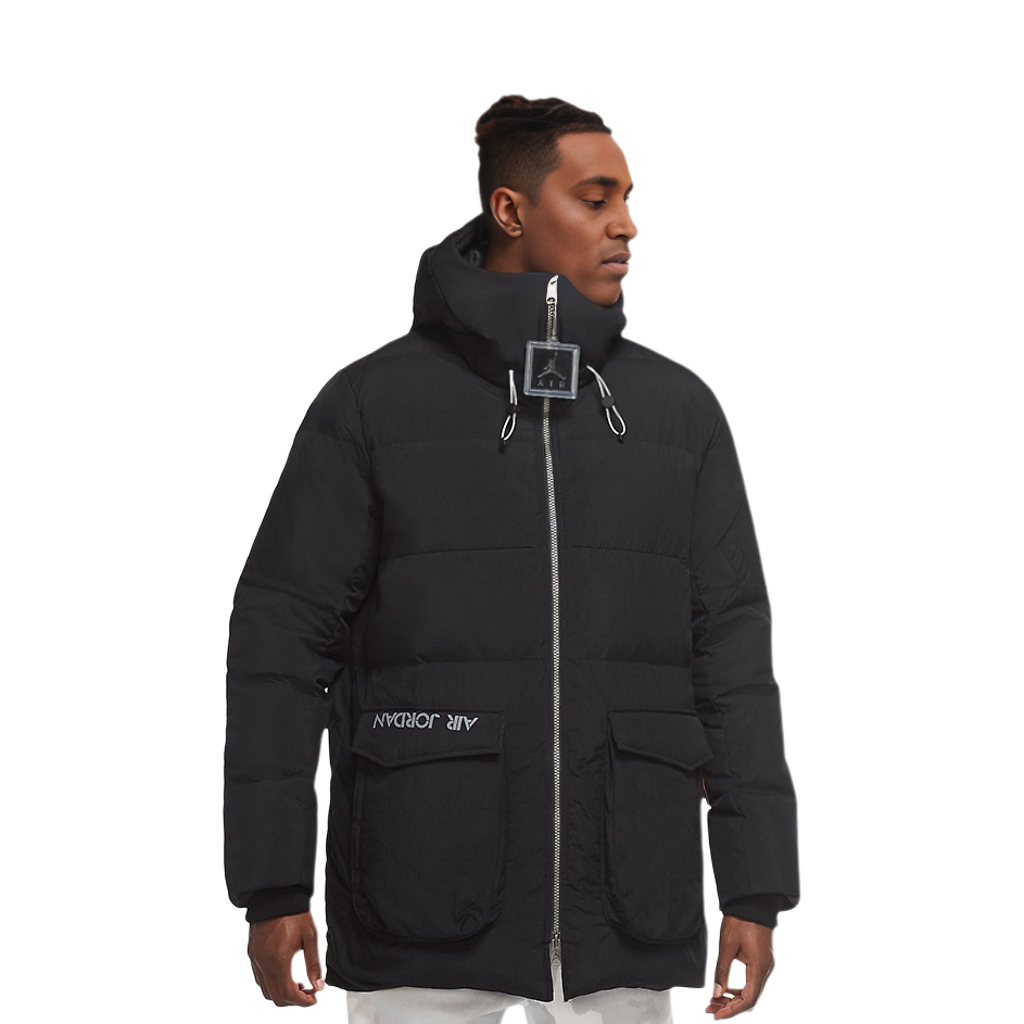 Shop Jordan Jaket Hitam Hoodie Bulu Tebal. CK6662-010