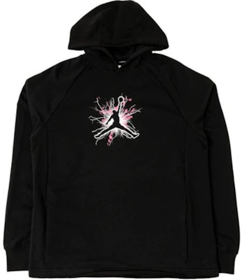 Jordan Black Hoodie with Front Logo Print Design FN5813-010 Buy Jordan Black Hoodie with Front Logo Print Design FN5813-010