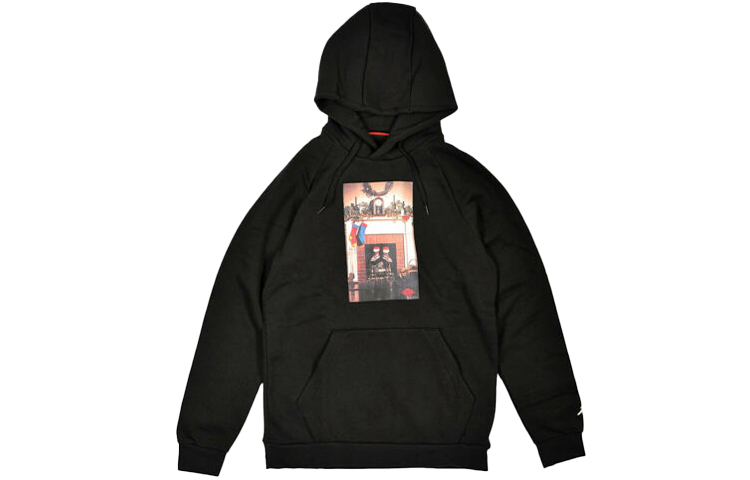 Jordan Black Long-Sleeve Pullover Hoodie CT4885-010
