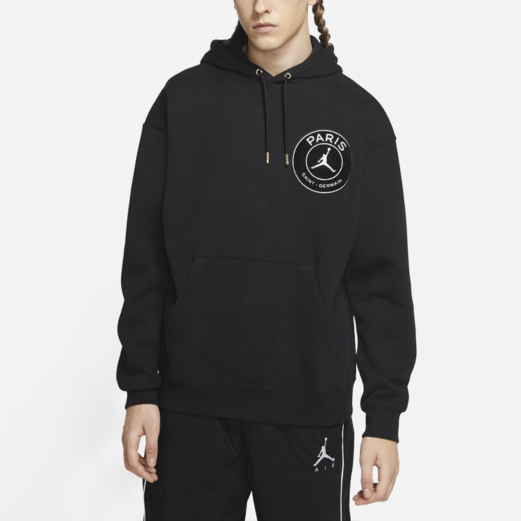 Jordan Black Pullover Hoodie Casual Sportswear CV9907-010 圖 4