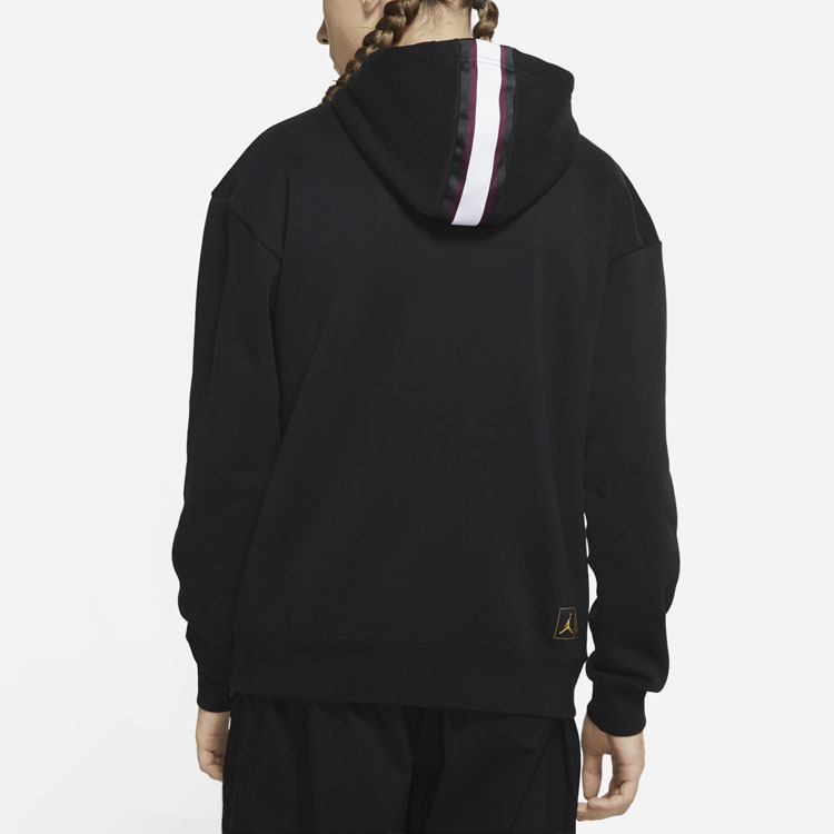 Jordan Black Pullover Hoodie Casual Sportswear CV9907-010 圖 5