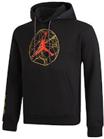 Jordan Black Pullover Hoodie with Drawstring for Casual Sportswear DC9728-010 Jordan Black Pullover Hoodie with Drawstring for Casual Sportswear DC9728-010