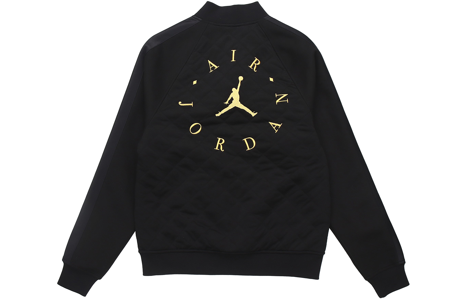 Lookbook Jordan Jaket Kasual Sukan Hitam Berkolar Berdiri BQ5772-010