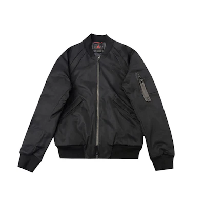 Jordan Black Windproof Baseball Jacket Cotton Casual Sportswear CQ4701-010