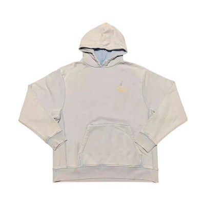 Jordan Blue Pullover Hoodie with Back Letter Print Design CT6492-436