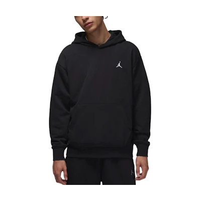 Jordan Brand Logo Pullover Hoodie Black Casual Sportswear FV7283-010