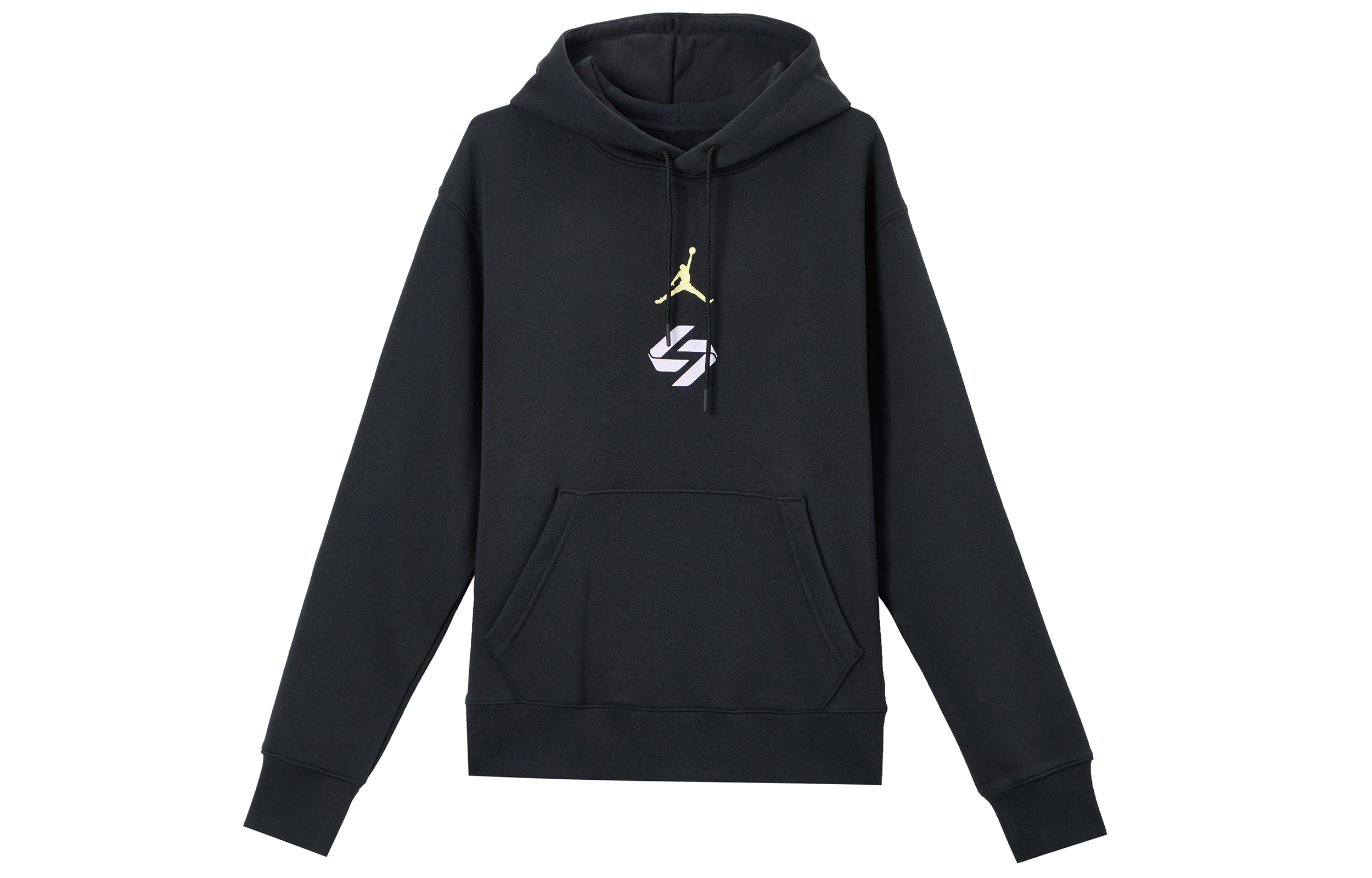 Jordan Brand Logo Stylish Casual Hoodie Black FV3529-010