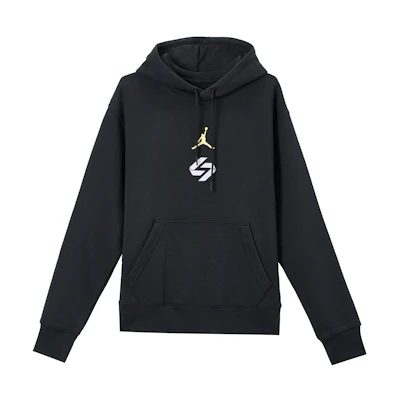 Jordan Brand Logo Stylish Casual Hoodie Black FV3529-010