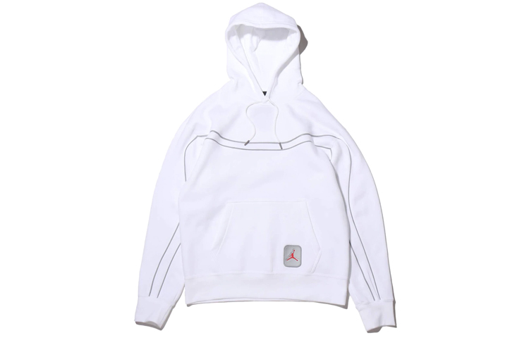 Jordan Brand MJ Legacy AJ6 Pullover Hoodie Striped Colorblock White CU1669-100