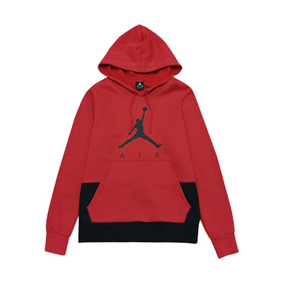 Jordan Brand Red Fleece Retro Pullover Hoodie BQ1431-657