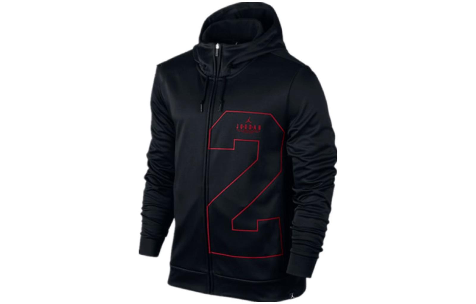 Jordan Brand THERMA Digital Print Black Hoodie Jacket Casual Wear 831381-011