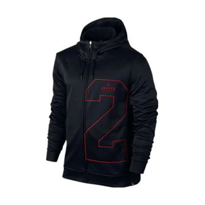 Jordan Brand THERMA Digital Print Black Hoodie Jacket Casual Wear 831381-011