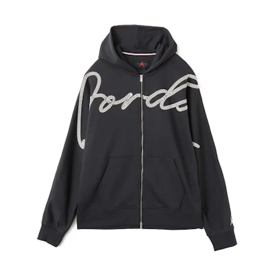Jordan BRANDMJ MVP FW24 Relaxed Hoodie Jacket Black Fashion Casual Style HF9295-045