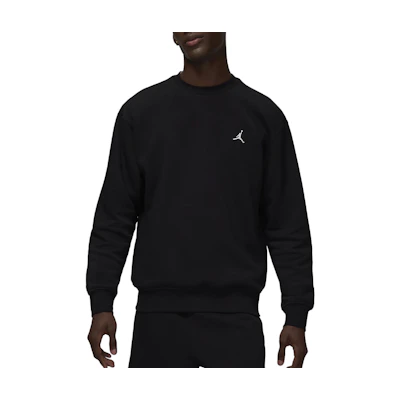 Jordan Brooklyn Fleece Black Crewneck Soft Comfortable Sweatshirt FV7293-010