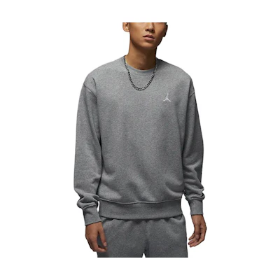 Jordan Brooklyn Fleece FW24 Sports Sweatshirt Carbon Grey Casual Breathable FV7296-091