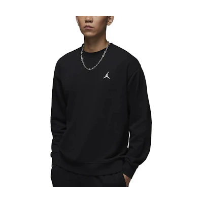 Jordan Brooklyn Fleece Logo Crewneck Sweatshirt Men’s Black FV7296-010