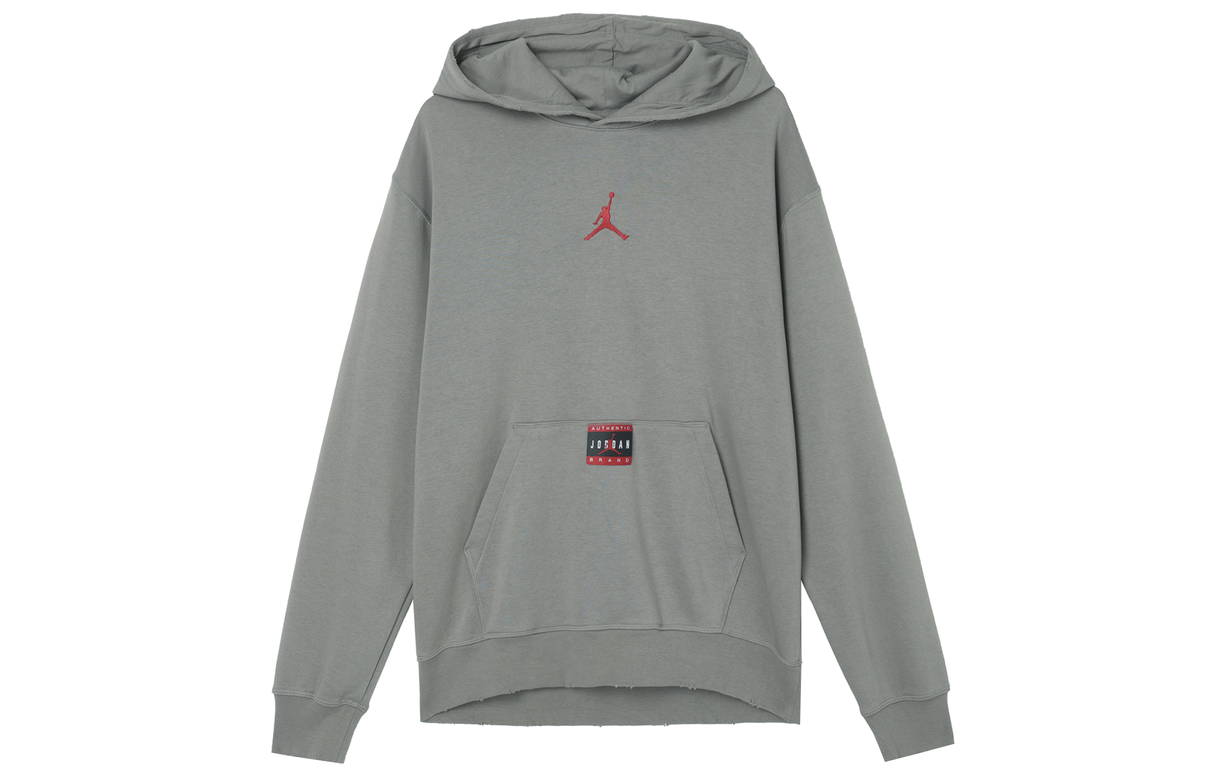 Jordan Brooklyn Fleece Logo Pullover Hoodie Teal/Gym Red HV5046-029