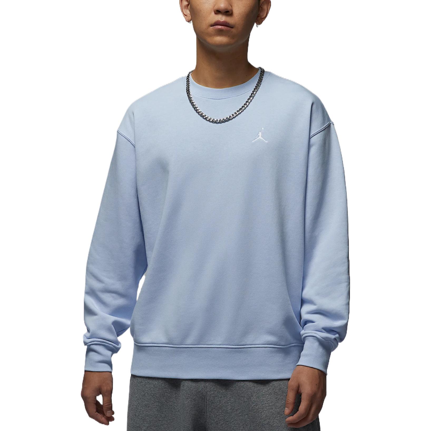 Buy Jordan Brooklyn 法蘭絨運動衫 氫藍/白 - 柔軟透氣 FV7296-407