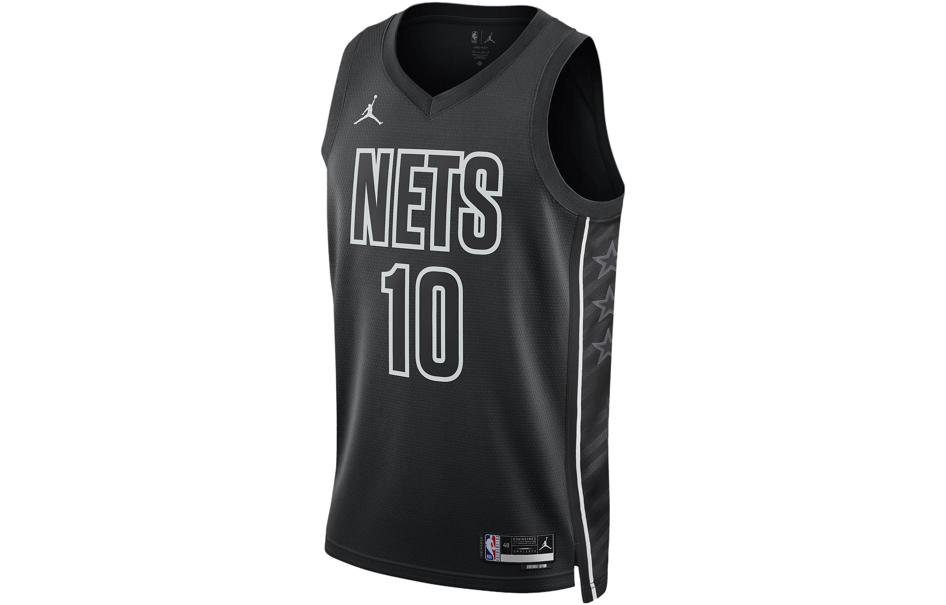 Jordan Brooklyn Nets Statement Edition Jersey Black - Basketball Jersey DO9518-013