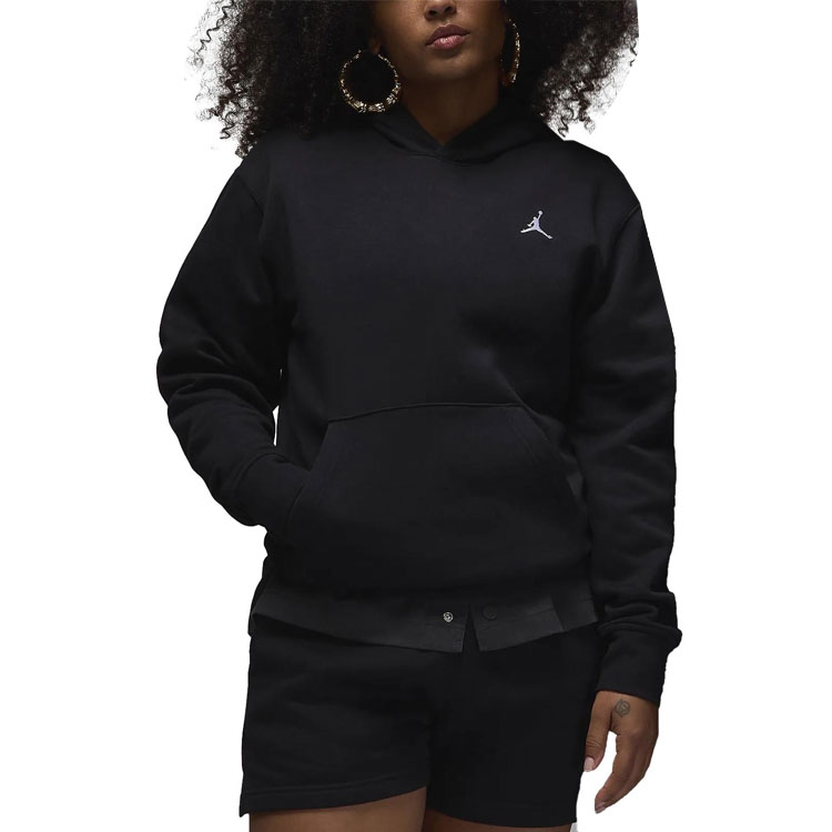 Jordan Brooklyn Pullover Hoodie Black Unisex - Soft, Breathable, and Comfortable FV7281-010