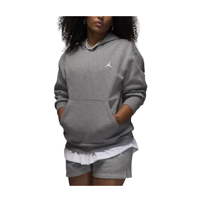 Jordan Brooklyn Pullover Hoodie Carbon Heather - Unisex, Soft & Breathable FV7281-091