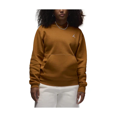 Jordan Brooklyn Pullover Hoodie Desert Bronze/White Unisex Comfortable & Breathable FV7281-228