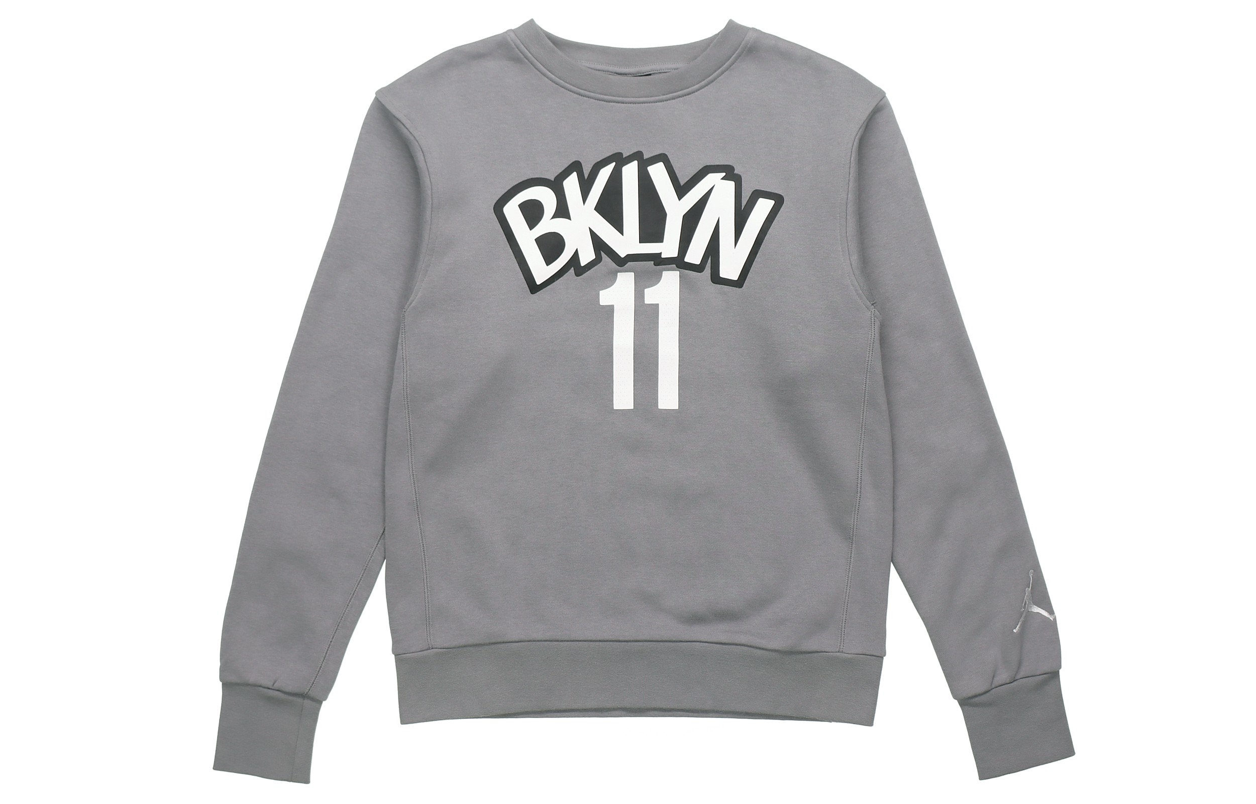 Jordan Brooklyn Pullover Retro Sweatshirt Nets Dark Steel Grey CN1035-002