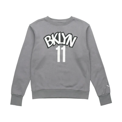 Jordan Brooklyn Pullover Retro Sweatshirt Nets Dark Steel Grey CN1035-002