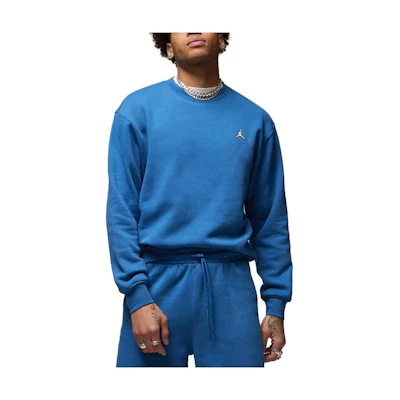 Jordan Brooklyn Solid Logo Pullover Hoodie Men’s Blue DQ7520-485