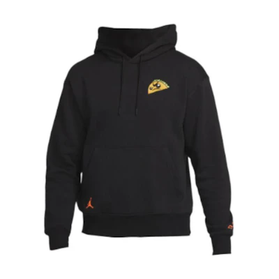Jordan Cartoon Graphic Letter Print Pullover Hoodie Black DV5535-010