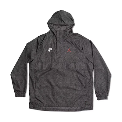 Jordan Casual Half-Zip Hoodie in Dark Gray AJ0428-021