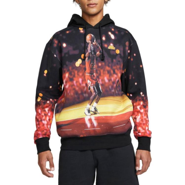 Jordan Casual Logo Pullover Hoodie Black DC9610-010 圖 6