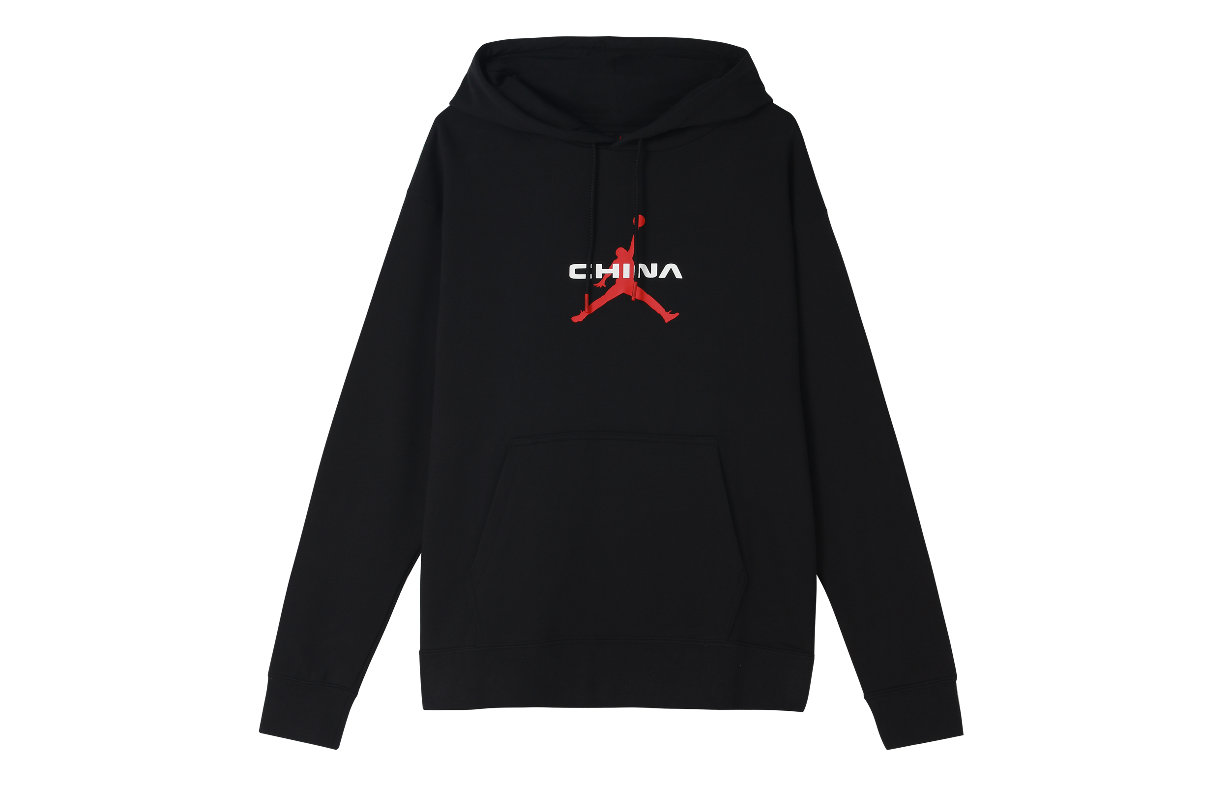 Jordan Casual Pullover Hoodie with Drawstring - Black DH4344-010