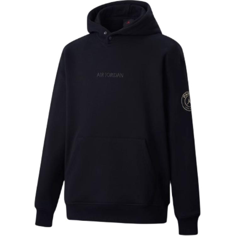 Jordan Casual Simple Pullover Hoodie Black FN5325-010