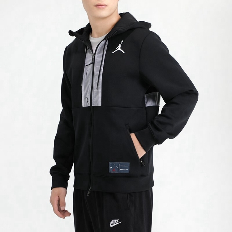 Jordan Casual Sports Hoodie Jacket Black CK6448-010 圖 3