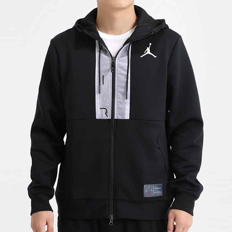 Jordan Casual Sports Hoodie Jacket Black CK6448-010 圖 4