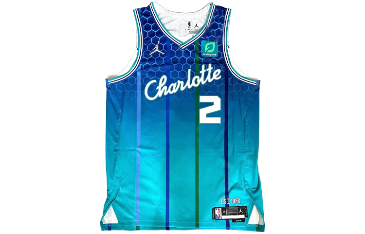 Jordan Charlotte Hornets LaMelo Ball City Edition Basketball Jersey Blue Mens. DB3625-419