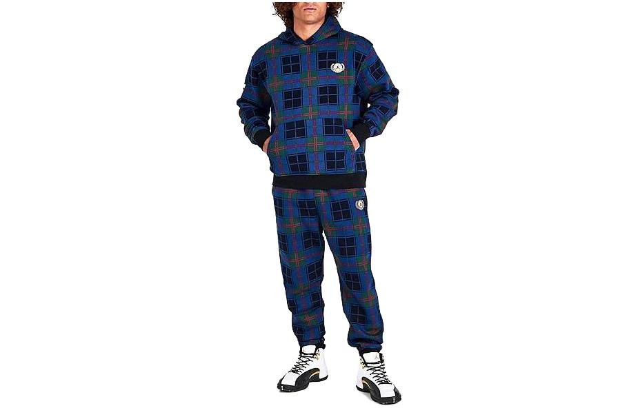 Jordan Checkered Logo Patch Hoodie Noble Green DV1578J-333