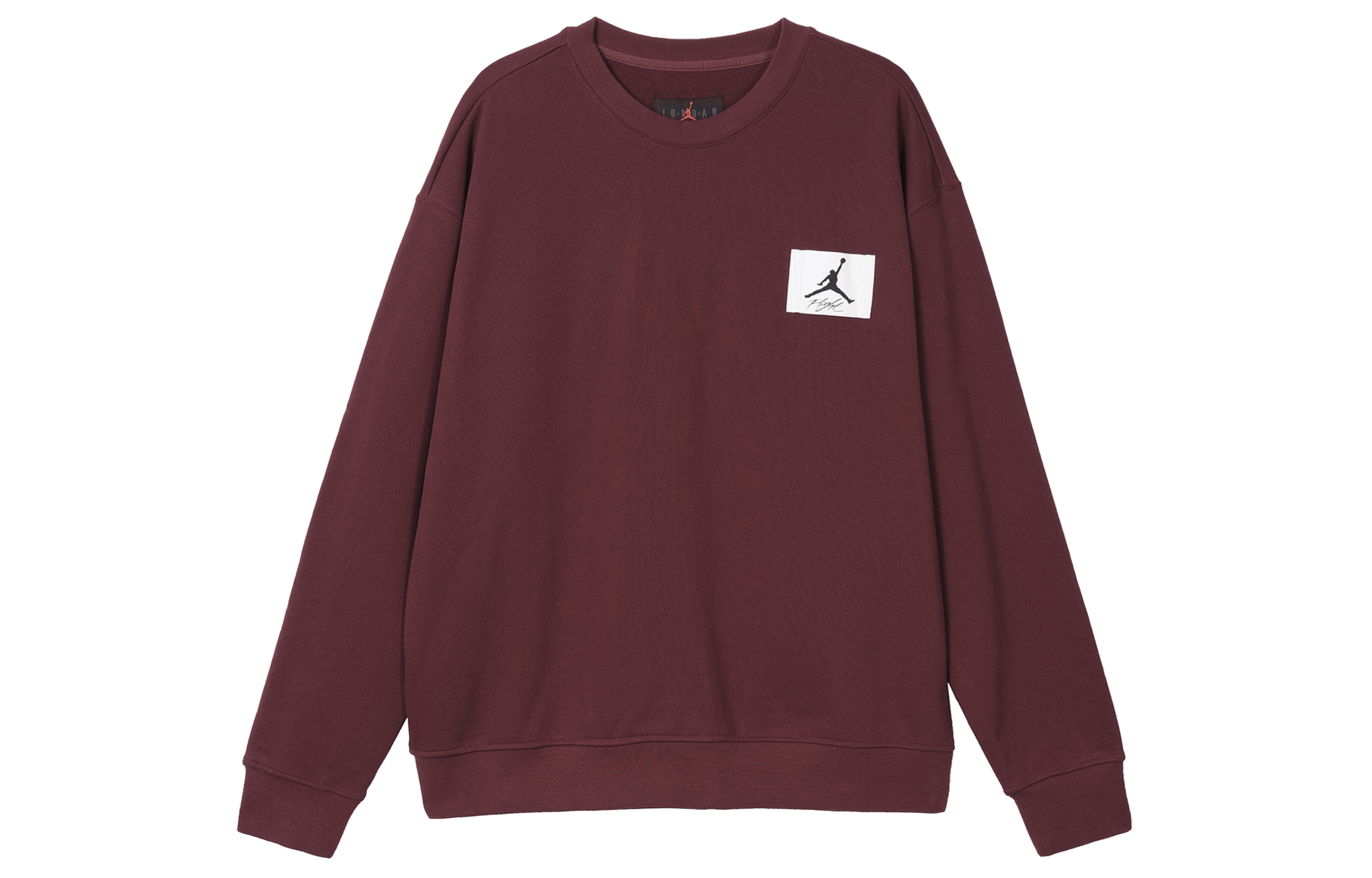 Jordan Cherrywood Red Logo Crewneck Sweatshirt Long Sleeve FB3910-680