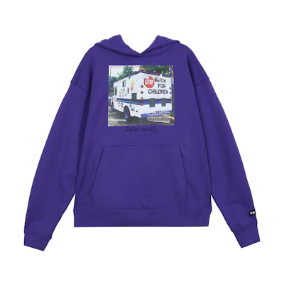 Jordan Chicago Artist Collaboration Graphic Hoodie Purple CW1105-504