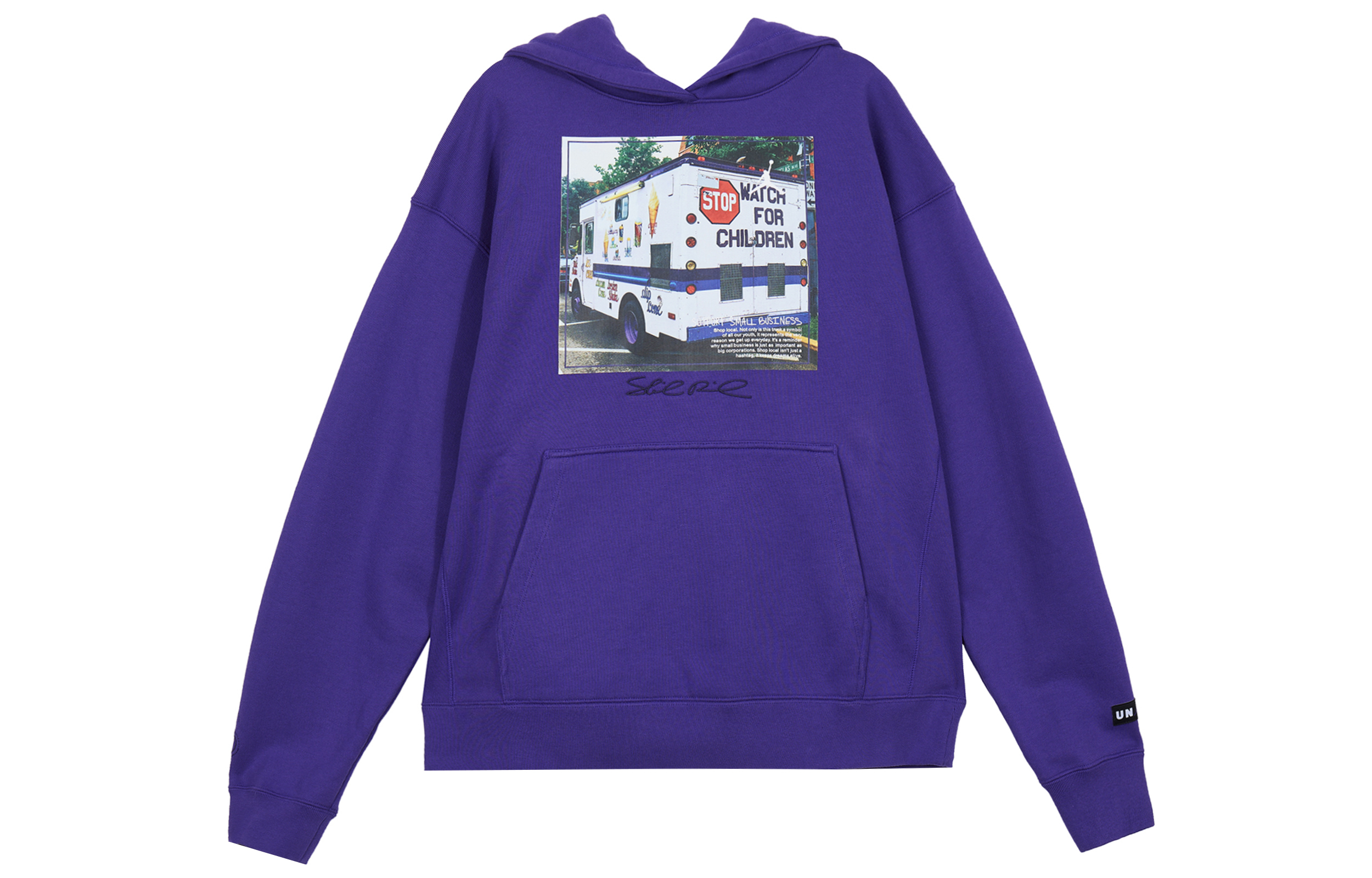Jordan Chicago Artist Collaboration Graphic Hoodie Purple CW1105-504 圖 2