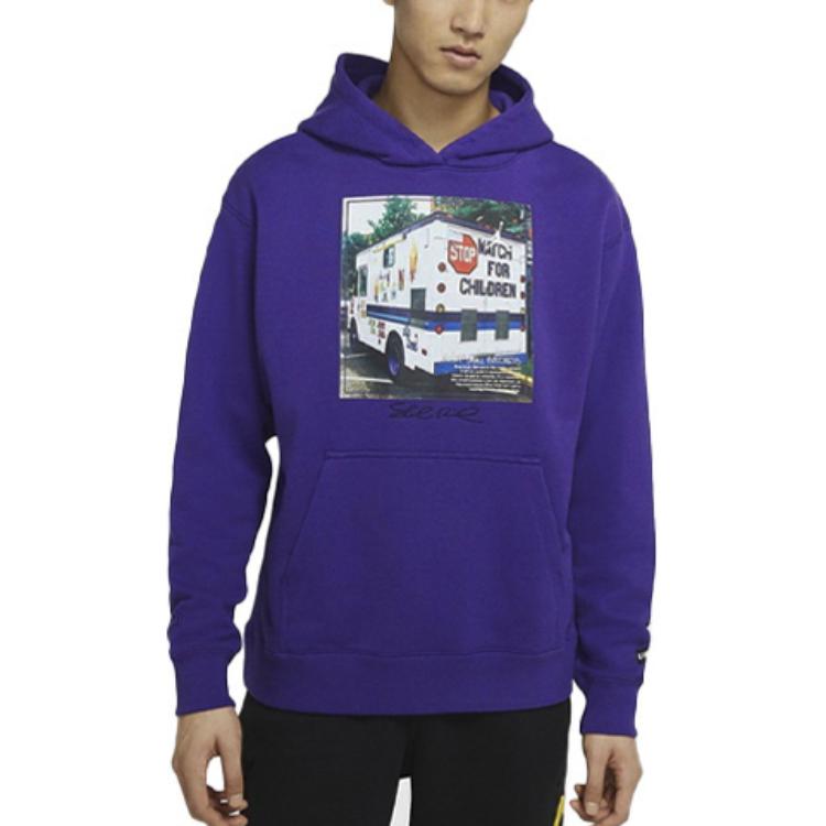 Jordan Chicago Artist Collaboration Graphic Hoodie Purple CW1105-504 圖 4