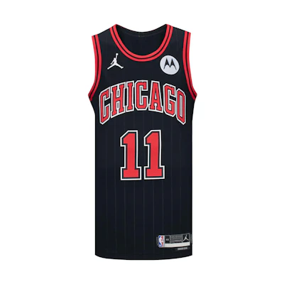 Jordan Chicago Bulls Graphic Basketball Jersey "Statement Edition" Black Men’s CV8674-012