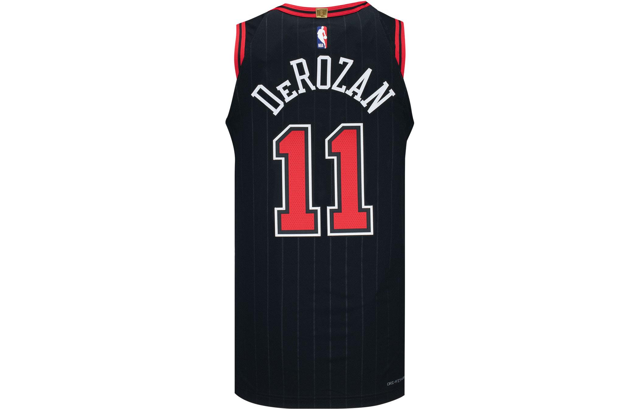 Lookbook Jersi Bola Keranjang Lelaki Jordan Chicago Bulls "Statement Edition" Hitam. CV8674-012