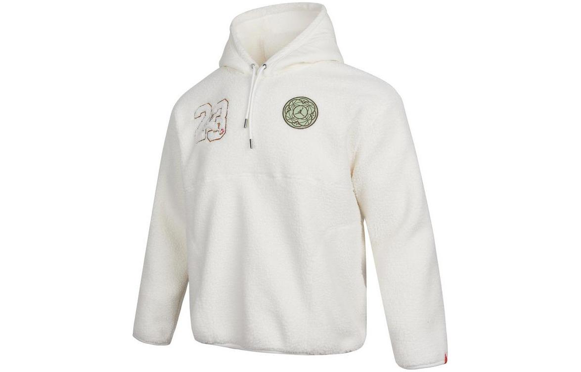 Jordan Chinese New Year Fleece Hoodie White Pullover FB1451-108