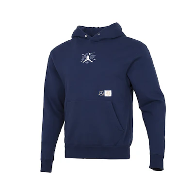 Jordan CNY Embroidered Logo Pullover Hoodie Navy Blue DO4083-410